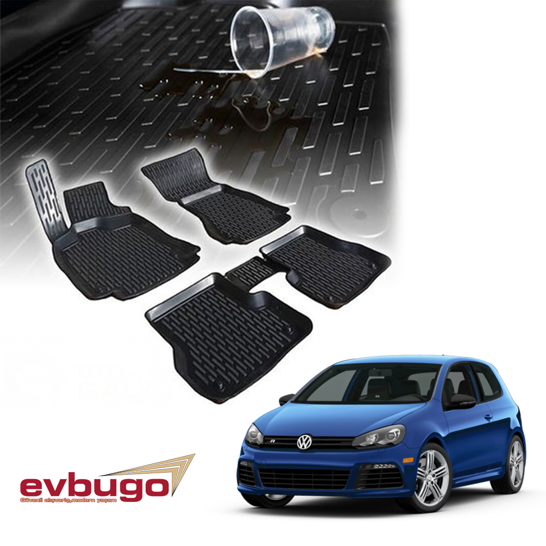 3D PASPAS SİYAH VOLKSWAGEN GOLF 5 2003--2009